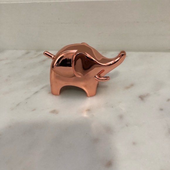 UMBRA ANIGRAM COPPER PLATED ELEPHANT RING HOLDER - Picture 4 of 6